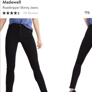 Madewell Roadtripper skinny jeans